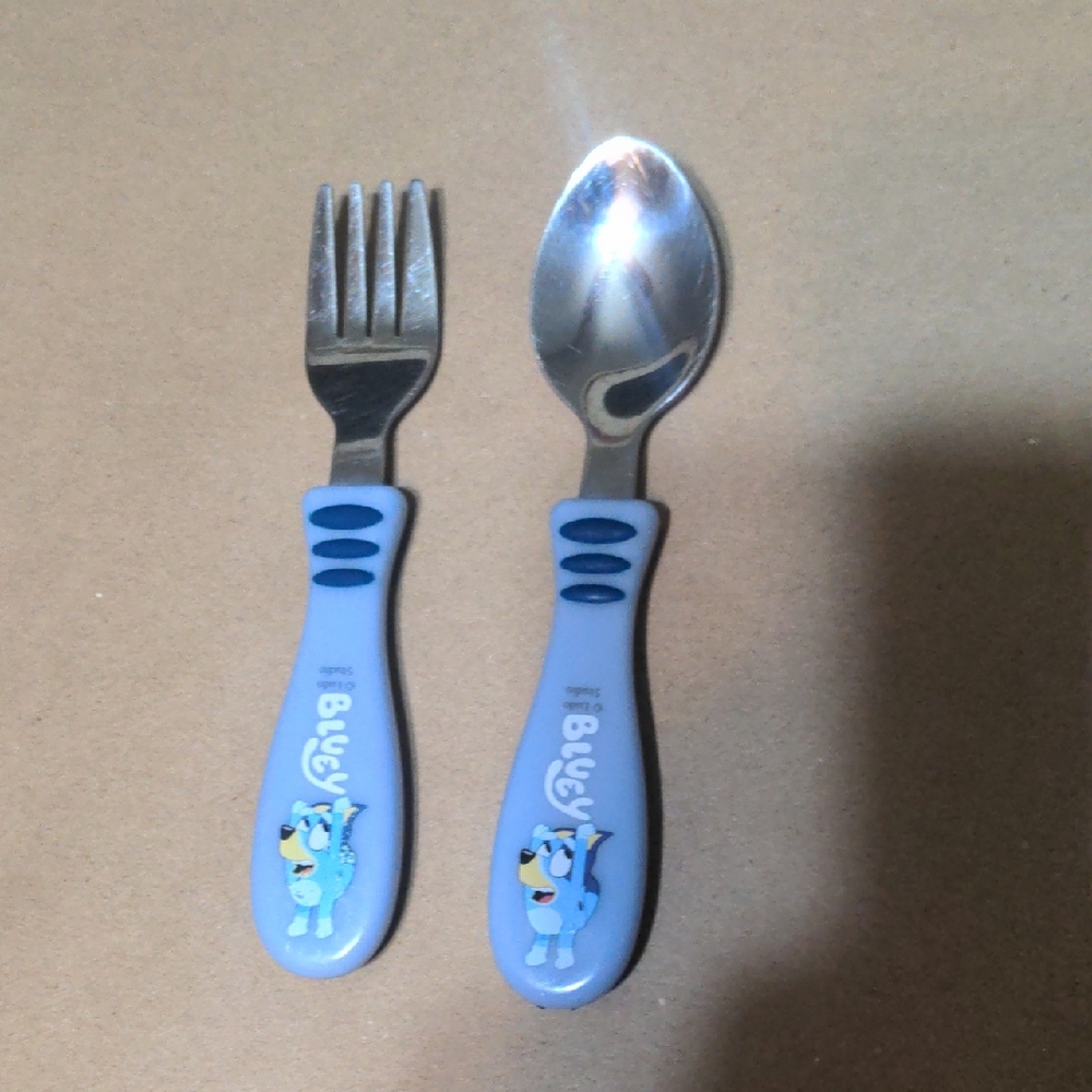 Kids Bluey Fork and Spoon Set